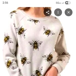 LA Soul Bee Print Sweatshirt